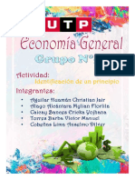 4° Principio de La Economía