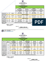 Dulli Integrated School Class Program SY 2022-2023