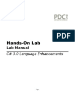 CSharp 3.0 Language Enhancements Hands On Lab