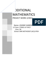 Additional Mathematics Project Work 2011/2 (Form 5)