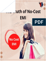 The Truth of No-Cost EMI
