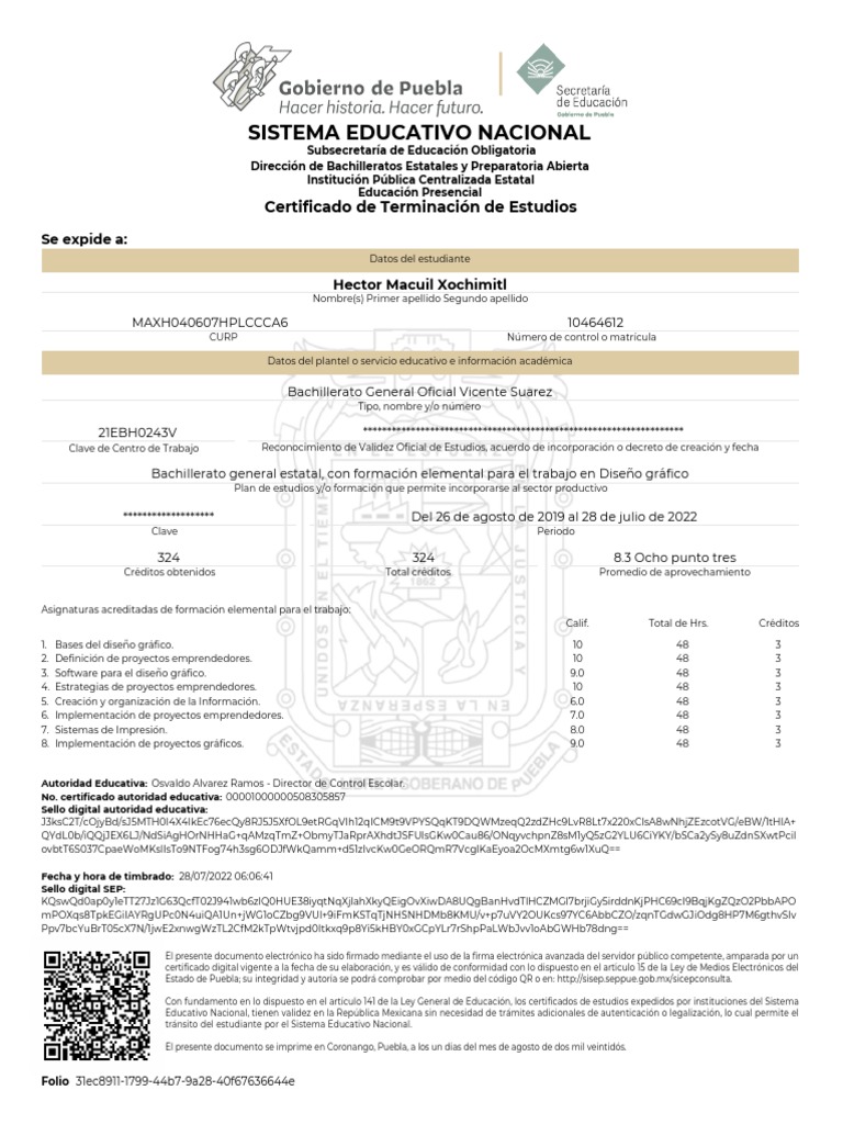 Certificado Digital MAXH040607 HPLCCCA62021 | PDF | Pensamiento ...