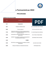 Jornadas Farmacéuticas 2022: Programa con ponencias sobre resistencia antimicrobiana, farmacovigilancia, desarrollo de medicamentos y más