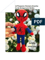 PDF Croche Pequeno Homem Aranha Receita de Amigurumi Gratis