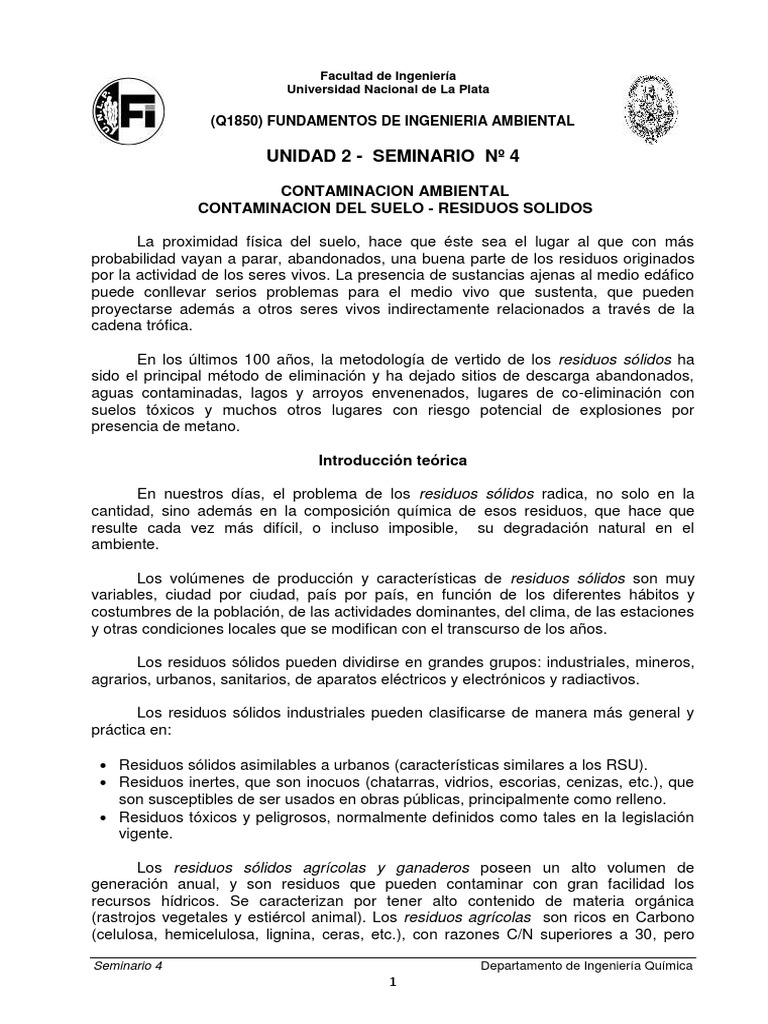 Causas y efectos de la contaminación por basura | PDF | Residuos ...
