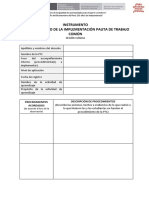 Anexo I Diario Reflexivo de La Implementacion de La PTC