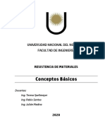 Conceptos clave de resistencia de materiales