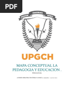 Mapa Conceptual La Pedagogia y Educacion 1