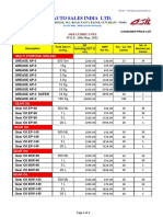Akb Lubricants Price List W.E.F. 15th May, 2022