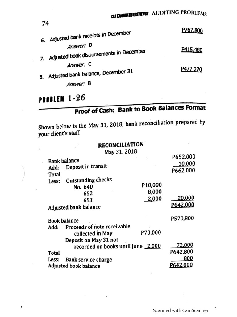 Proof of Cash | PDF