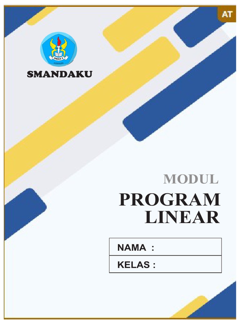 Modul Program Linier Kelas XI Matematika | PDF