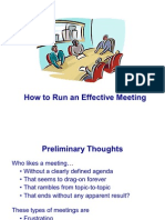 Effective Meetings