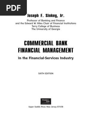 Финансовый Менеджмент В Коммерческом Банке И В Индустрии.
