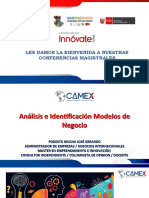 CAMEX - INNOVATE - Taller Aplicativo en Design Thinking - Análisis e Identificación Modelos de Negocio - 11 Marzo
