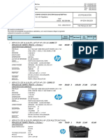 Lchavez - Cotizacion GS 1136-2021 Ripconciv 7 Laptops HP 250 1 Impresora HP X 30 Dias