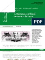 Operaciones Antes Del Desarmado Del Motor