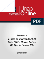 Modelo IS-LM-BP para analizar devaluación Chile 1982