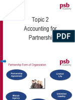 Topic 2 - Accounting For Partnerships