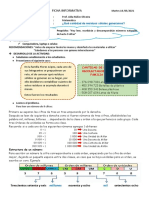 Lectura y escritura de números naturales ficha