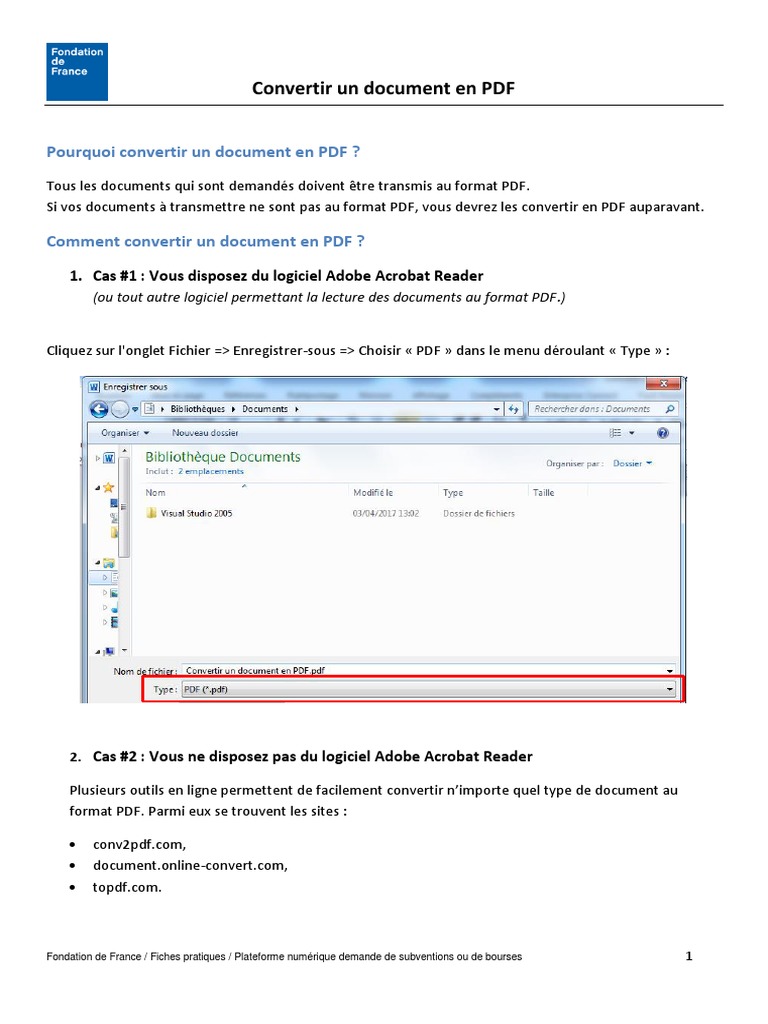 Convertir un Document en PDF Facilement | PDF | Génie logiciel ...