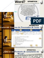 OFIMÁTICA-Reconocemos El Entorno Del Procesador de Texto y Aplicamos El Formato de Carácter Al Texto