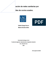 Contaminación de Redes Sanitarias Por Aceites de Cocina Usados