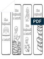 Ziua Nationala a Lecturii - Semne de carte alb-negru