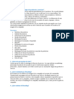 Estrategias de productos y servicios