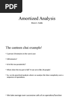 Lecture 10 Amortized Analysis