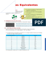 Fracciones Equivalentes para Cuarto de Primaria