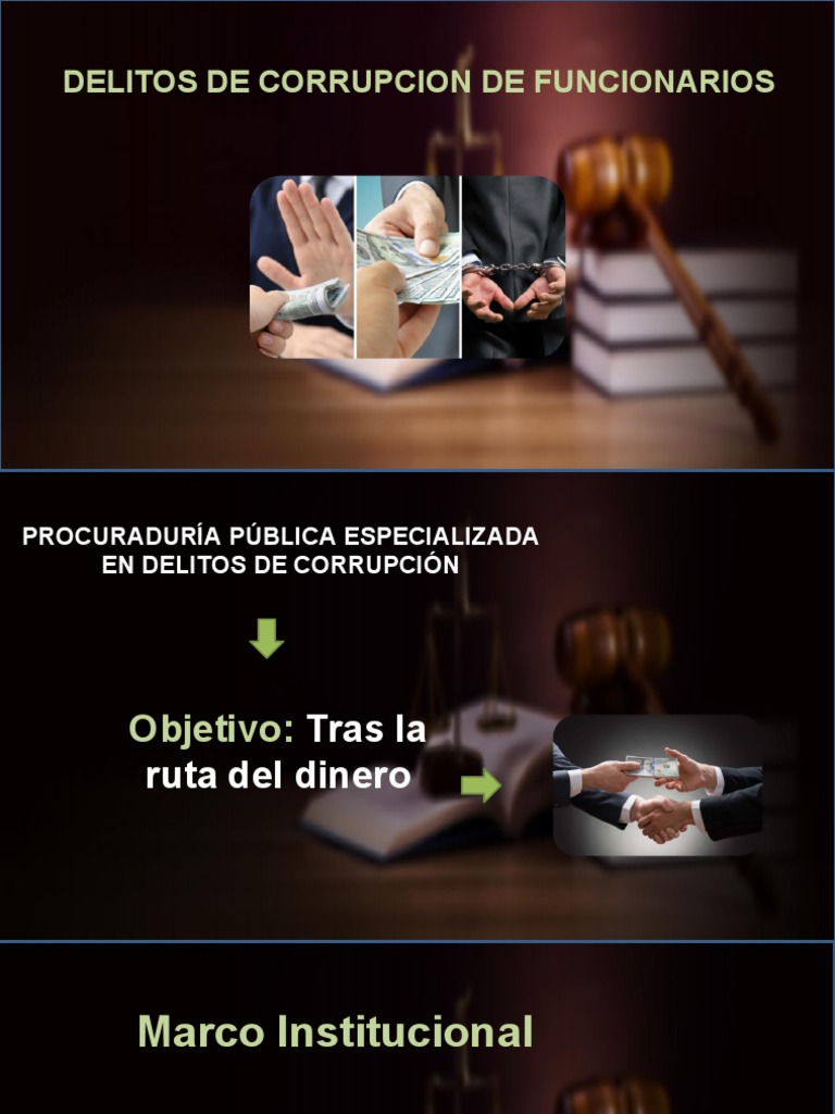 Delitos De Corrupcion De Funcionarios Pdf Derecho Penal