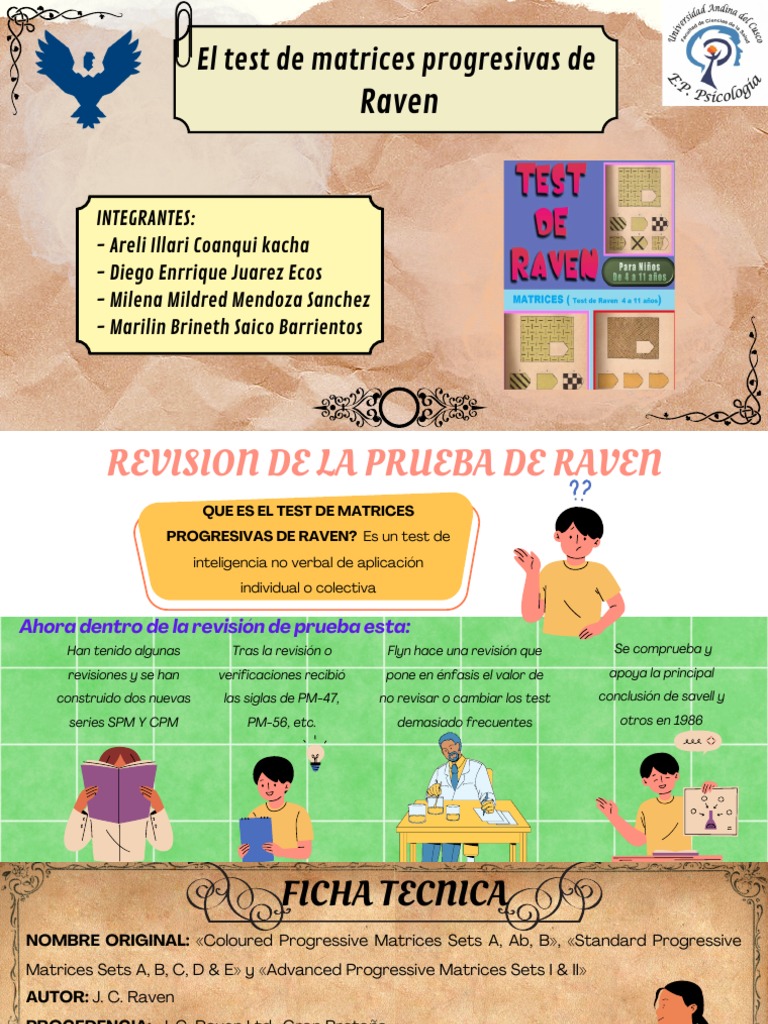 Test de Matrices Progresivas de Raven | PDF | Prueba (evaluación ...