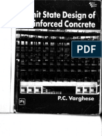 Reinforced Concrete Design (Limit State) - by Varghese P.C.