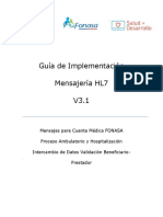 HL7 Guia de Implementacion Validacin v3.1