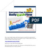 Now Everyone Can Prepare Daily Cash Flow Report - Sample Chapter 1.0