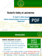 Student's Safety at Labs-For Students