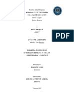 Affective Assessment - Garcia, Jerome Mathew P. - Final Requirement in ASL 2