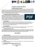 Reglamento Unificado de México y Protocolo Covid 19 2021