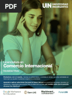 Plan de Estudios Comercio Internacional UNAH | PDF | Negocios