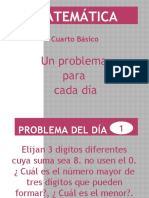 4° Básico Matematica Problemas del Día