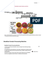 Breakfast Cereals Processing Machine-JINAN SAIBAINUO MACHINERY C