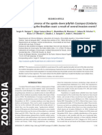 The Puzzling Occurrence of The Upside-Down Jellyfish Cassiopea (Cnidaria: Scyphozoa) Along The Brazilian Coast: A Result of Several Invasion Events?