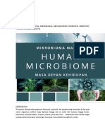 Mikrobiota, Mikrobioma, Metagenomik, Probiotik, Prebiotik, Postbiotik dan Symbiotik