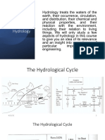 Hydrology Course Overview