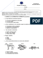 Prueba2 de Ciencias Naturales