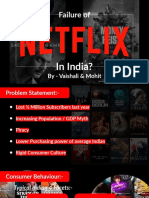 Why Netflix Fail in India