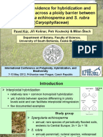 Molecular Evidence For Hybridization and Introgression Across A Ploidy Barrier Between Spergularia Echinosperma and S. Rubra (Caryophyllaceae)