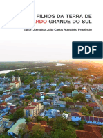 E-Book Os Filhos Da Terra de Rio Pardo Grande Do Sul