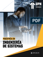 Brochure Maestria Especializada en Ingenieria de Sistemas