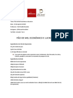 Apostila Pão de Mel Economico e Lucrativo